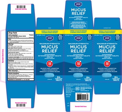 724R-BJ-Mucus Relief 84ct Carton - 724R BJ Mucus Relief 84ct Carton